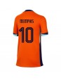 Nederland Memphis Depay #10 Hjemmedrakt Dame EM 2024 Korte ermer